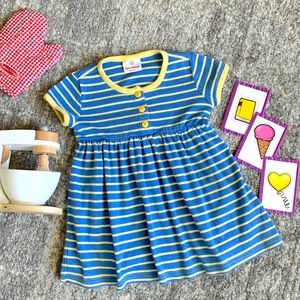 🎉Host Pick🎉 Hanna Andersson| Blue Yellow Dress